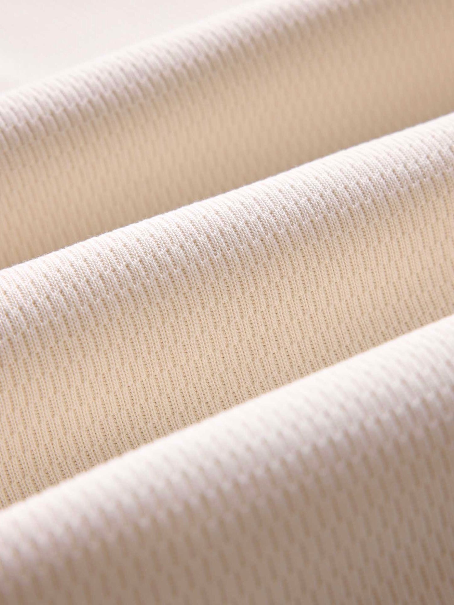 Vintage White Waffle - The Organic Cotton Crew
