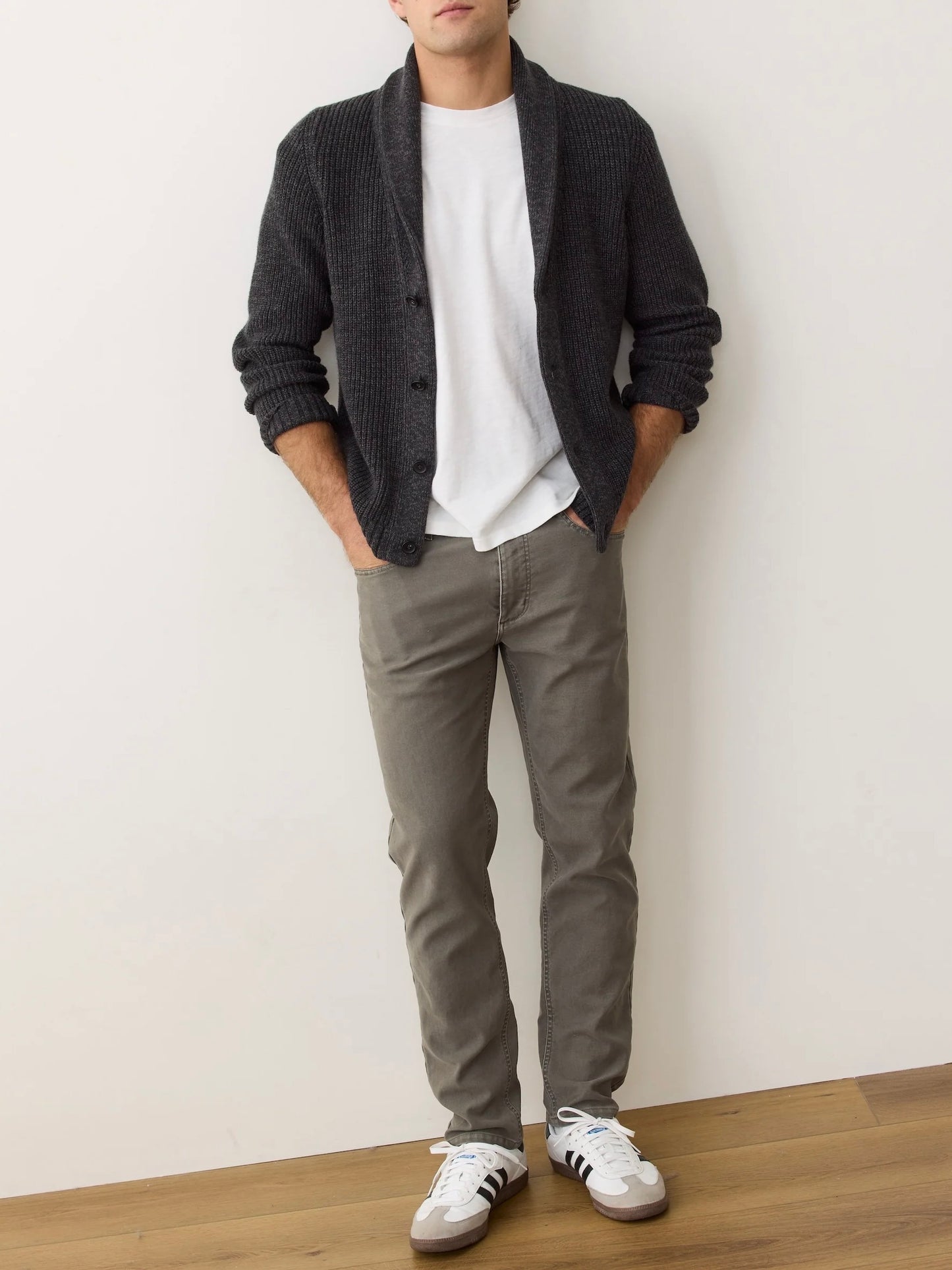Charcoal - Inverness Sweater Cardigan