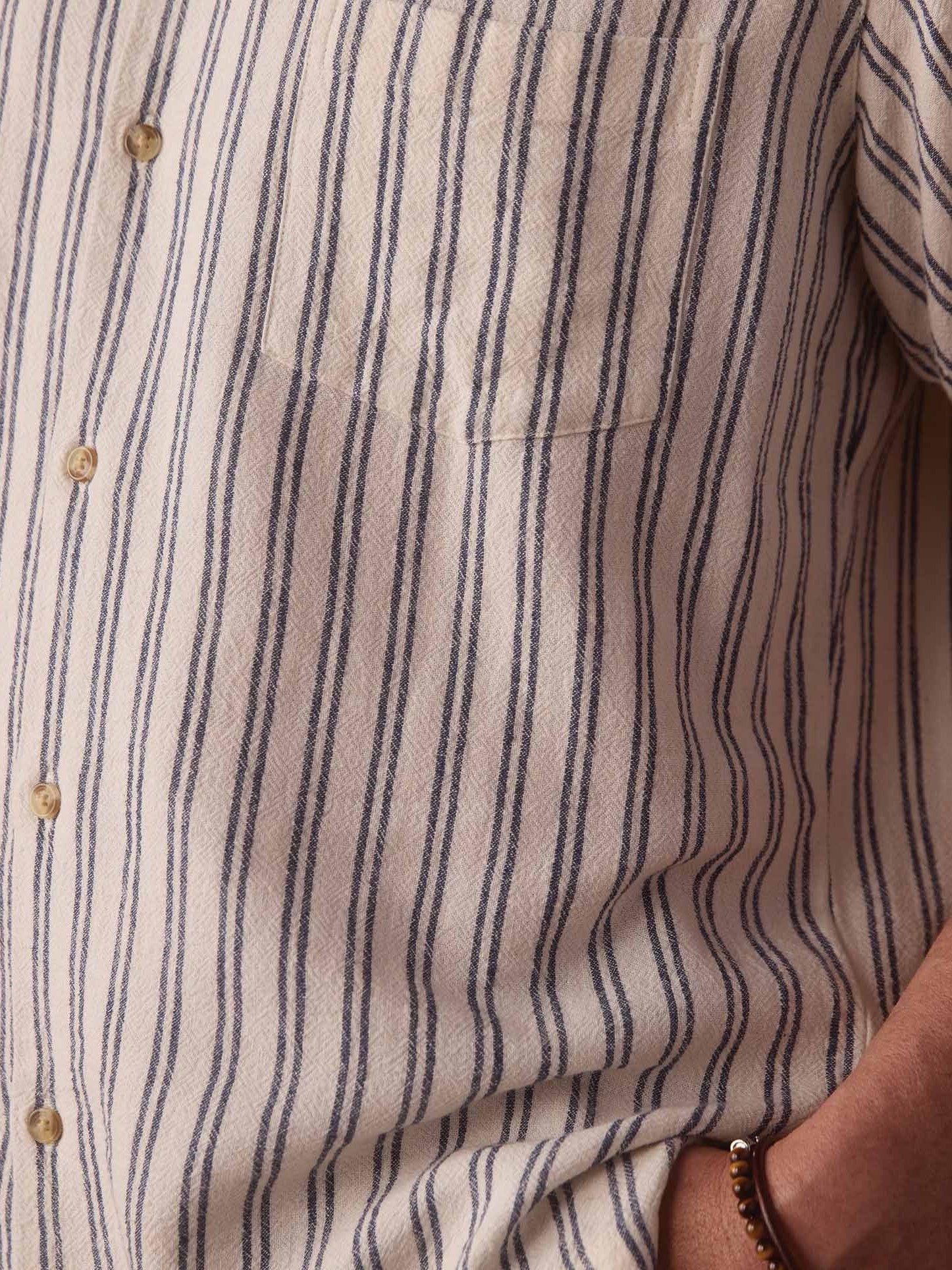 Vintage Blue Stripe - Freshwater Resort Shirt