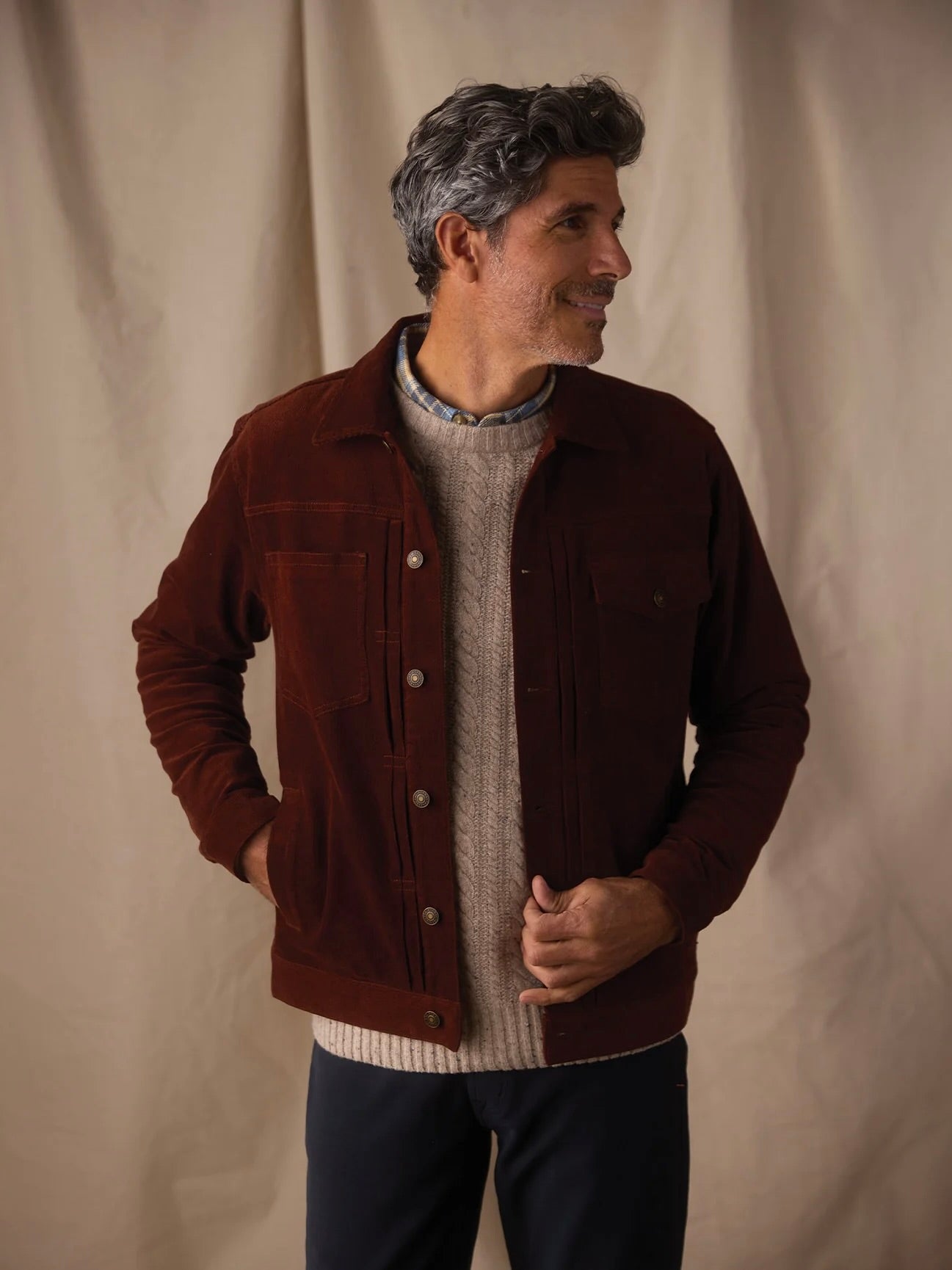 Spiced Brandy - Cord Type 2 Trucker Jacket