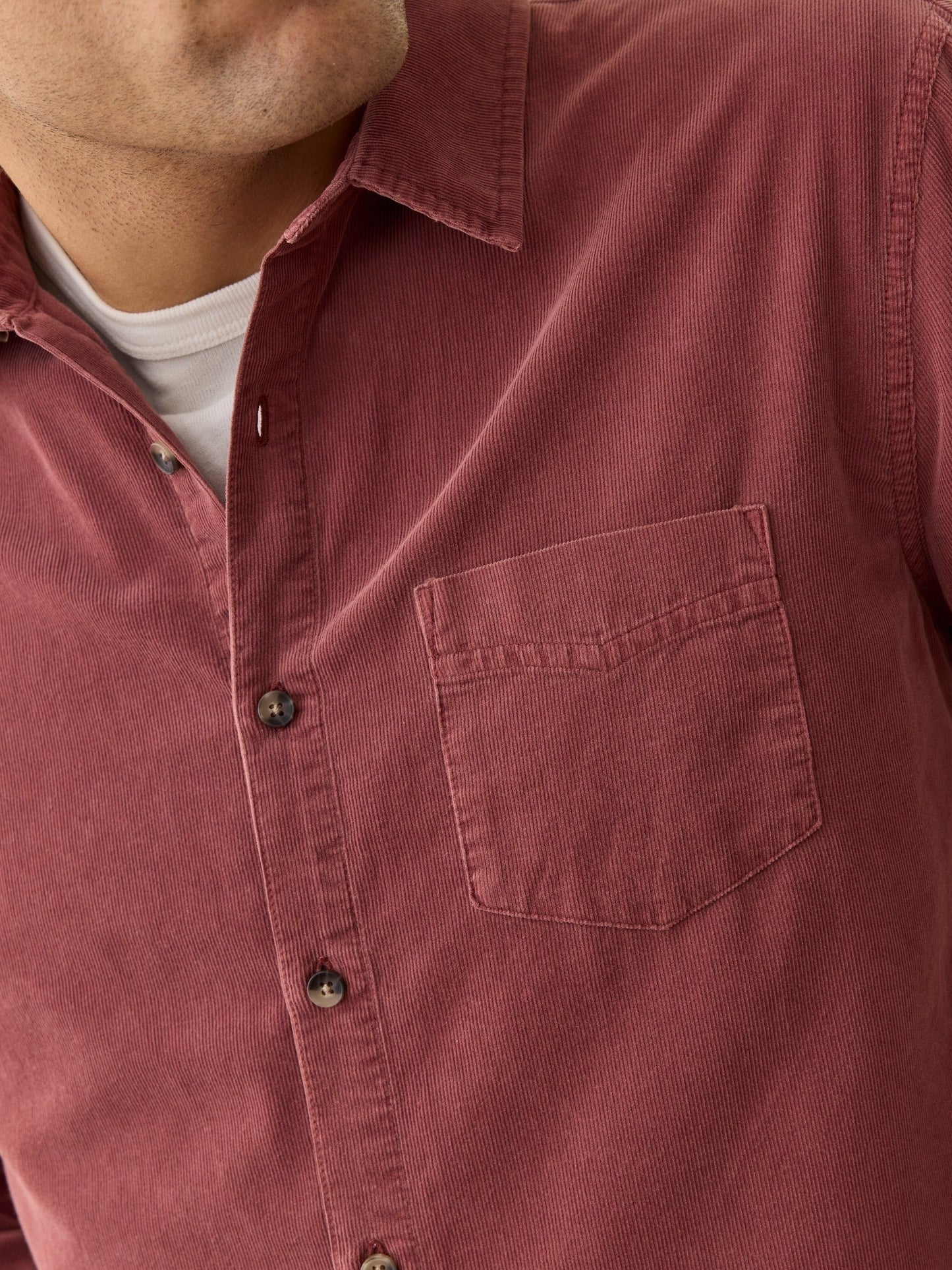 Auburn - Lightweight Corduroy Shirt