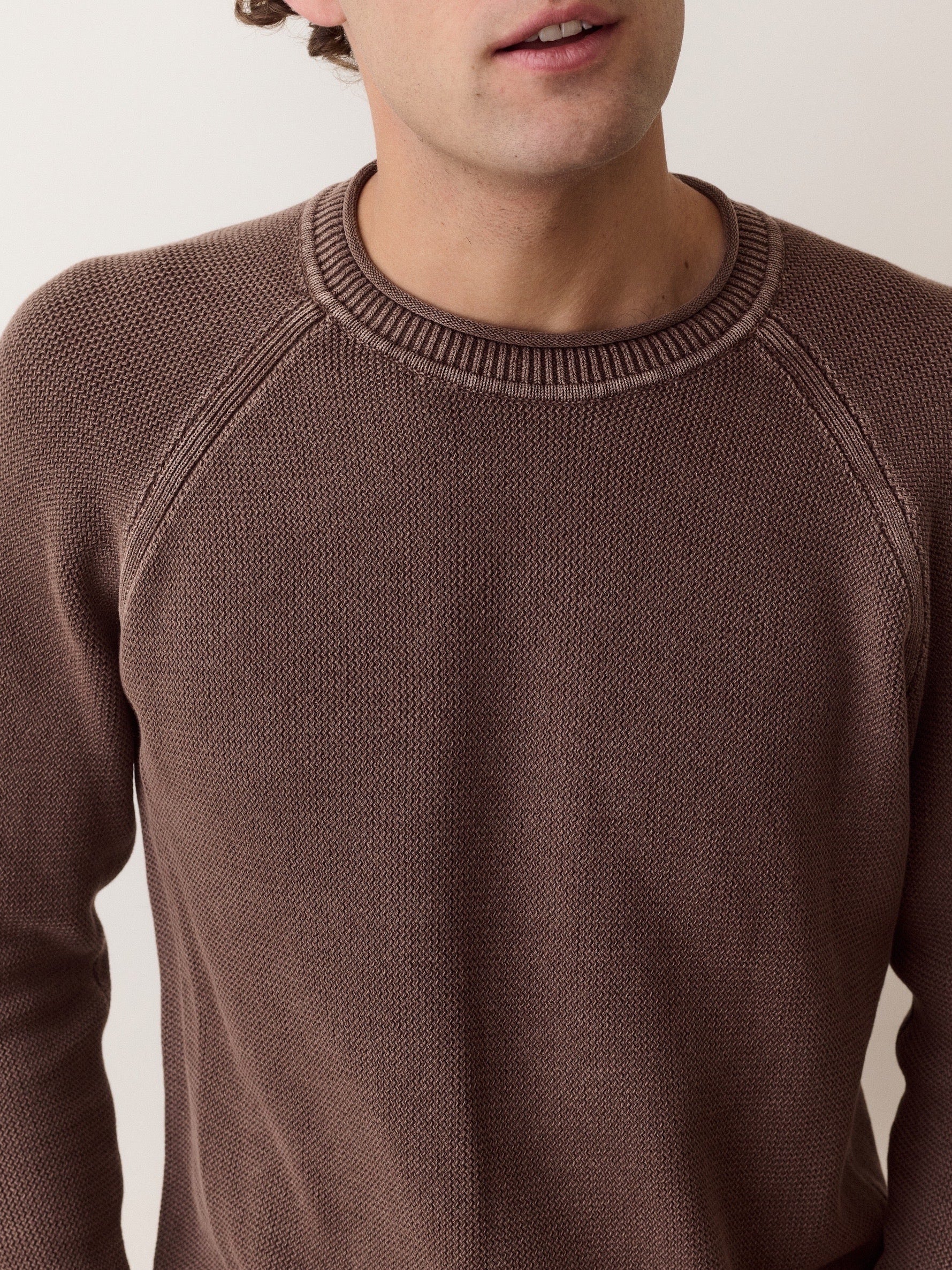 Java - Garment Dye Roll Neck Sweater