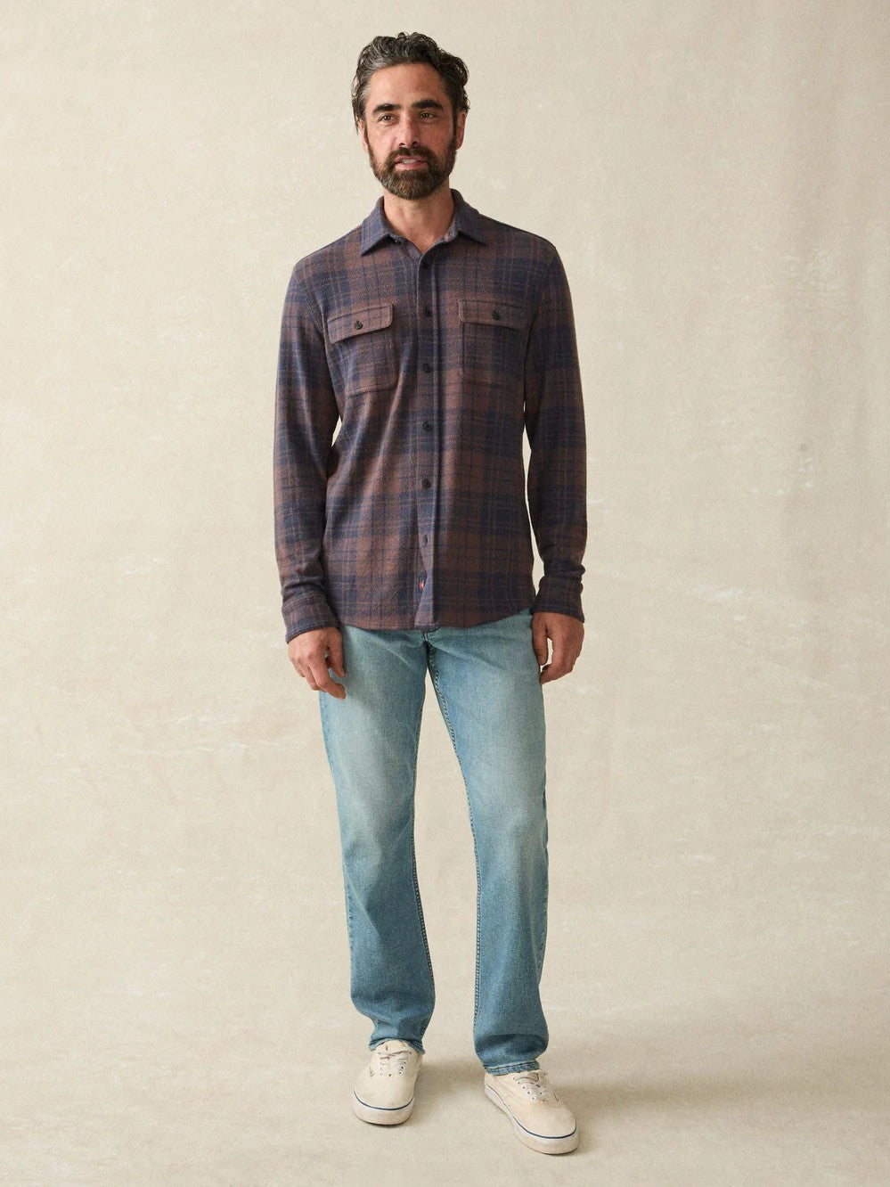 Blue Mountain Plaid - Legend Sweater Shirt