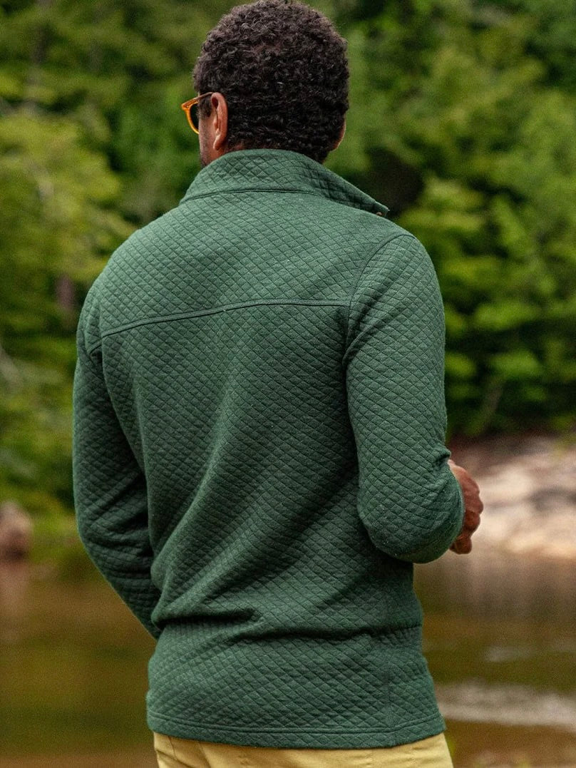 Heather Ivy - Quilted Pullover