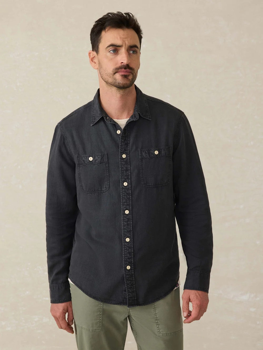 Durango Black - The tried & True Chambray Workshirt