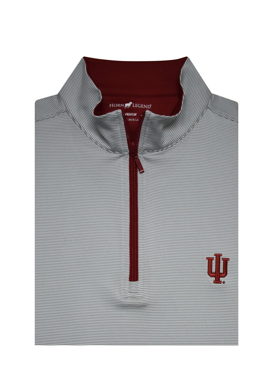 Grey/White - Indiana Performance 4 Way Stretch 1/4 Zip