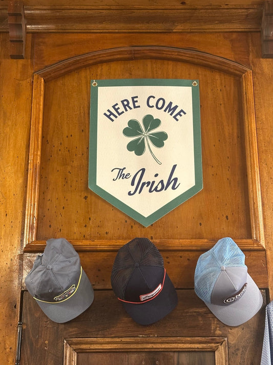 Here Come The Irish Camp Flag
