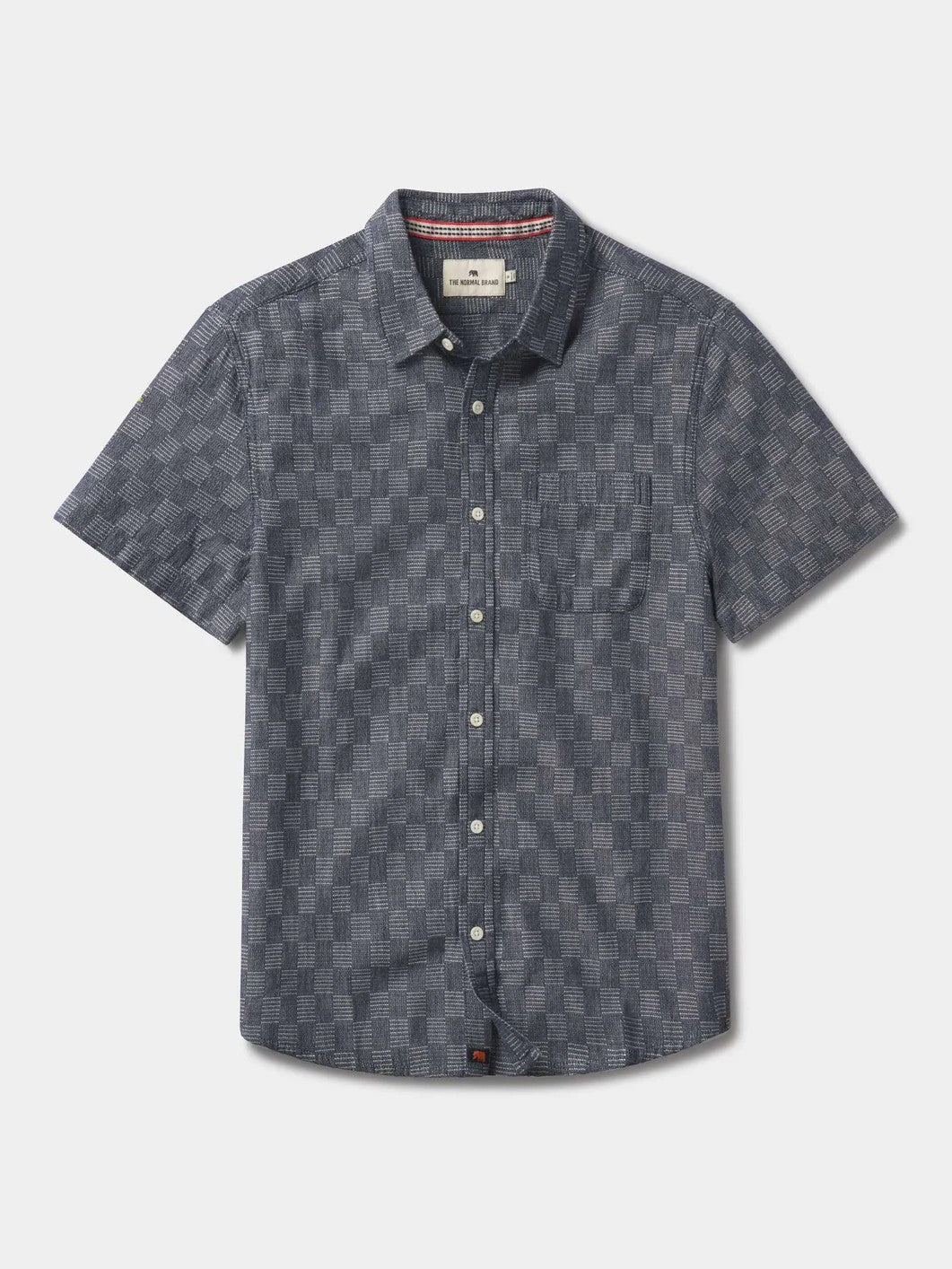Summer Navy Check - Freshwater Button Up Shirt
