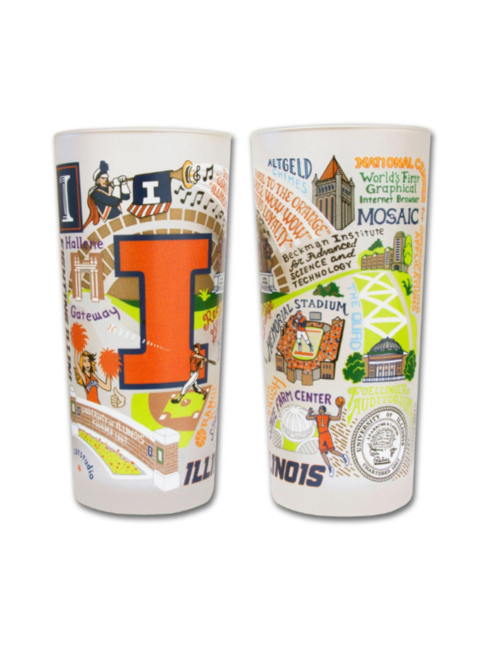 Collegiate Drinking Glass