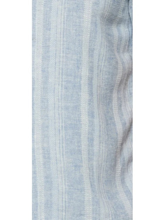 Light Blue - Oceanside SS Linen Blend Shirt