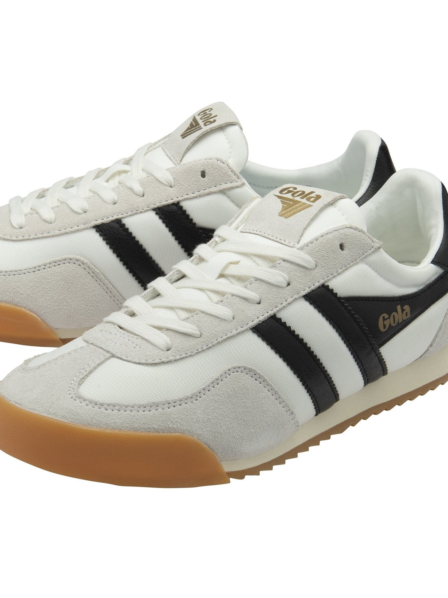 White/Black - Gola Mens Europa Trainer