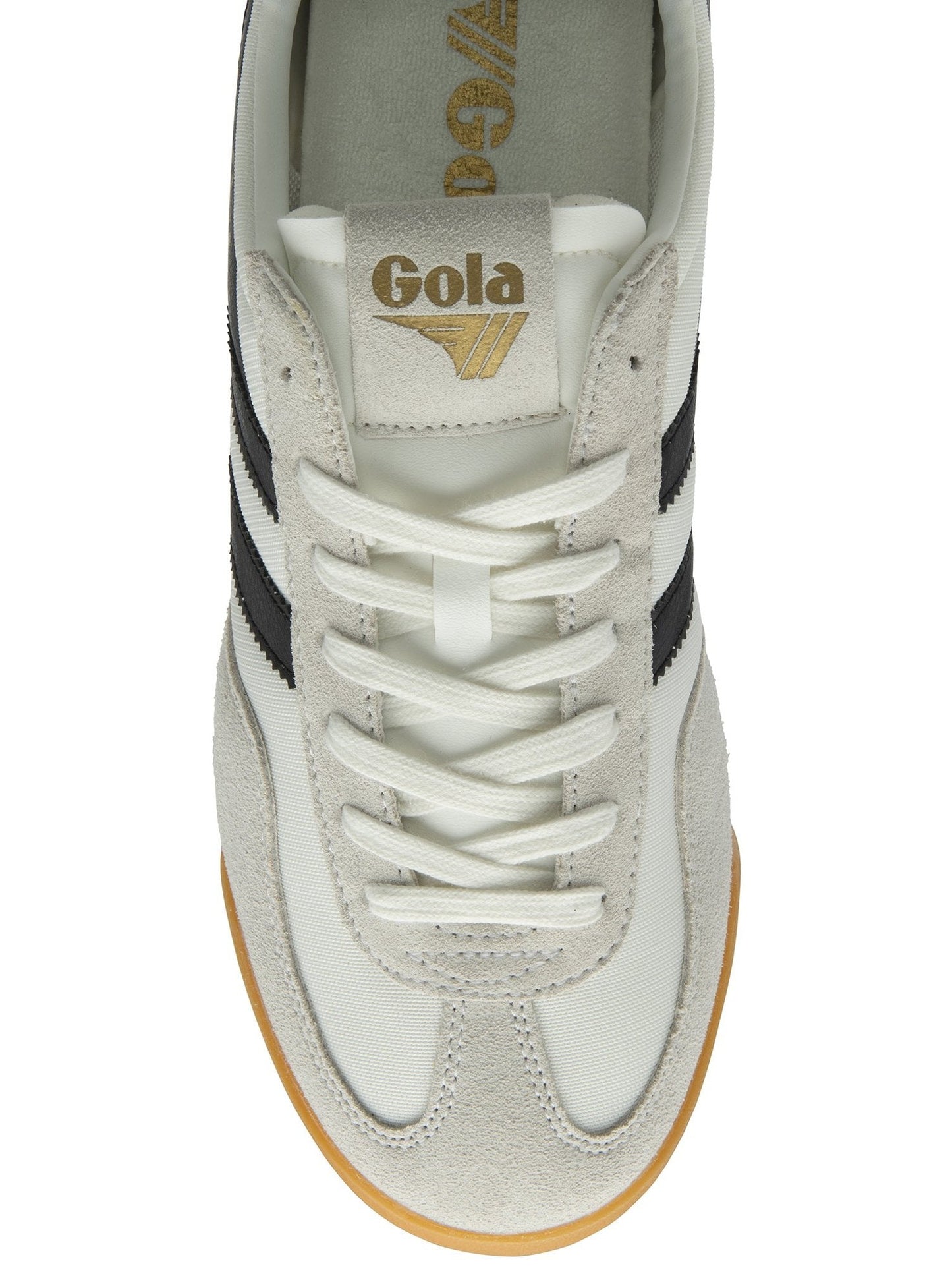 White/Black - Gola Mens Europa Trainer