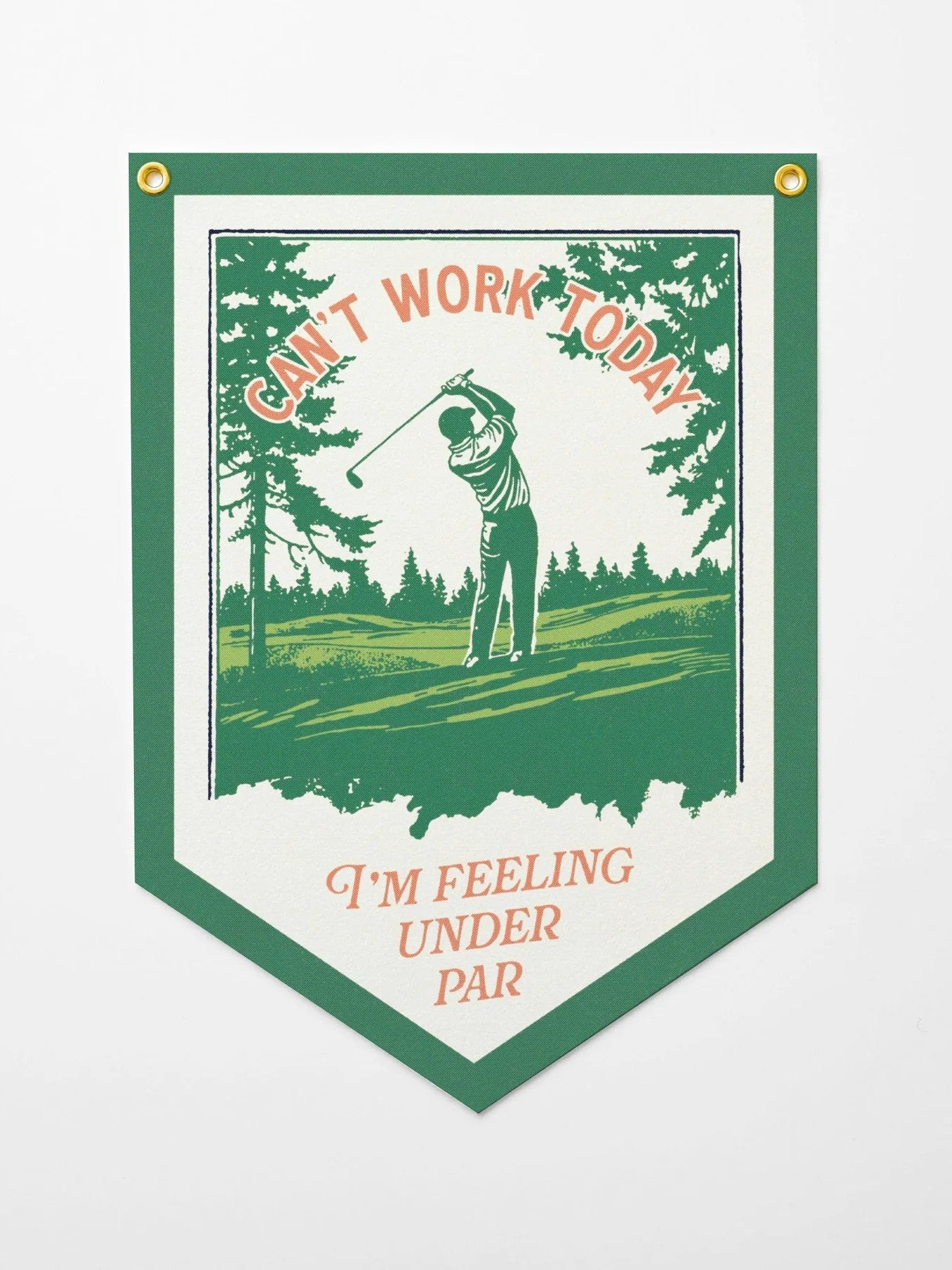 Feeling Under Par Camp Flag