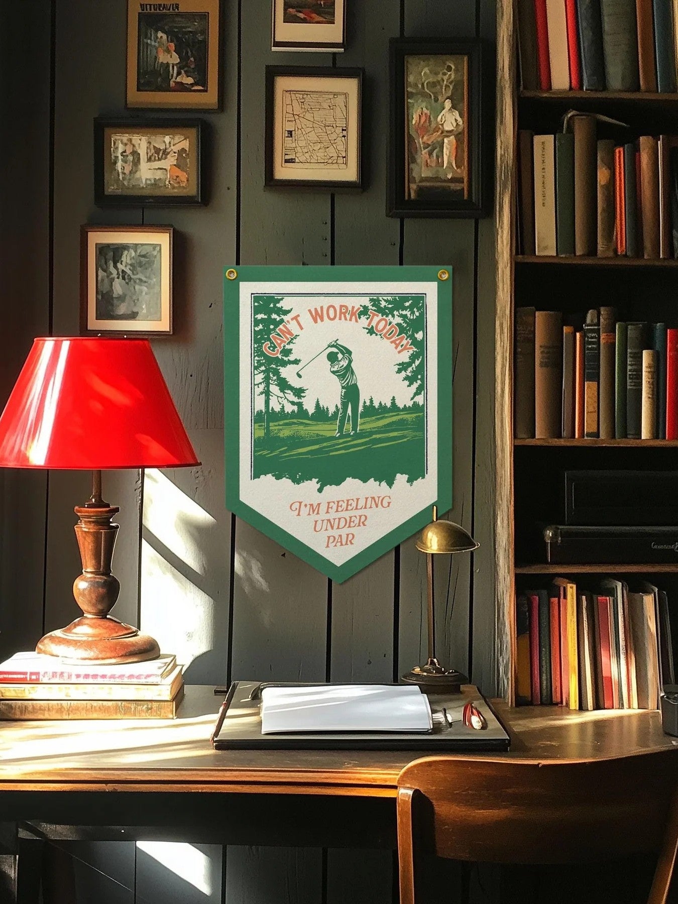 Feeling Under Par Camp Flag