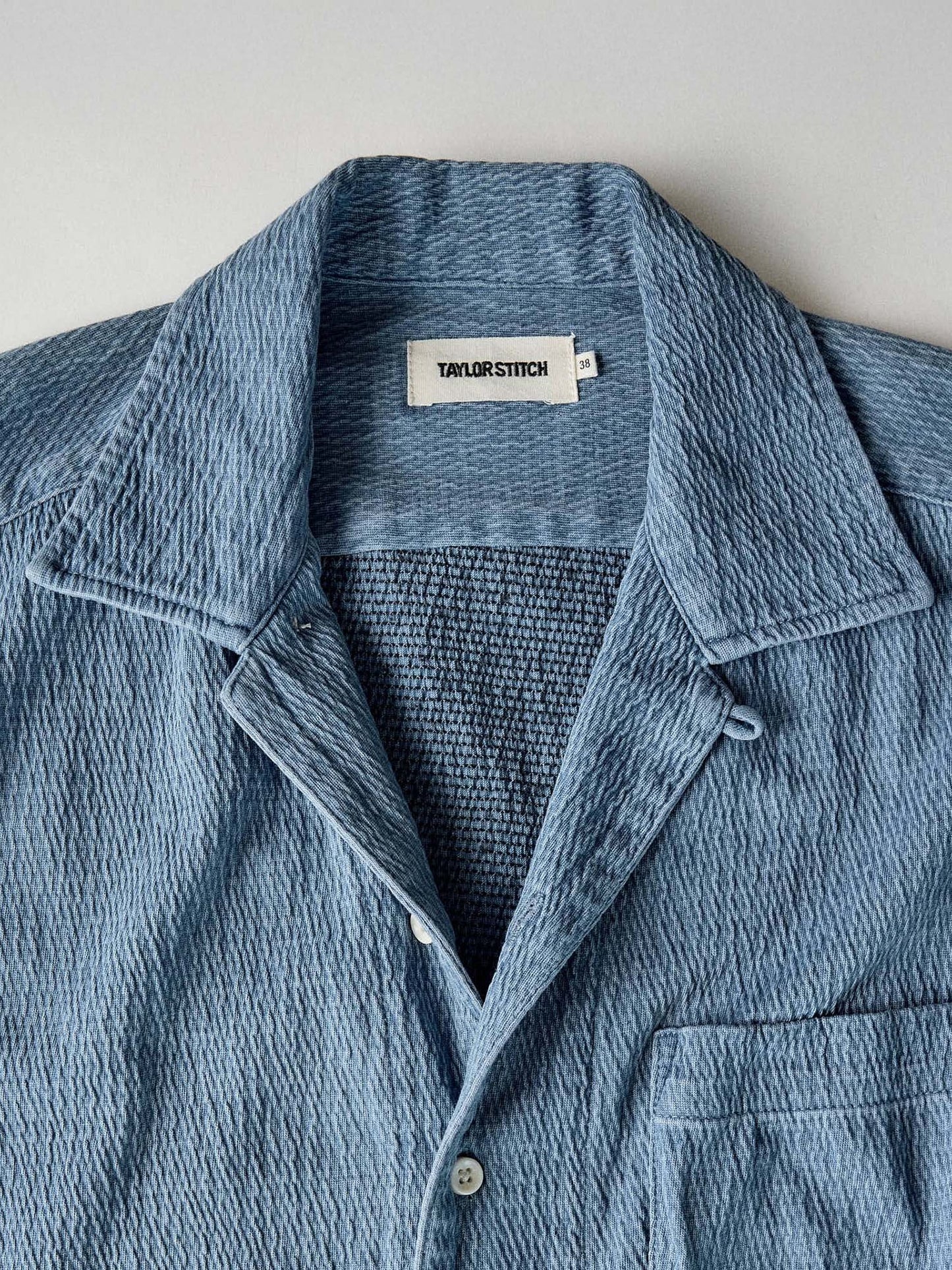Washed Indigo Crepe - The Hawthorne Shirt