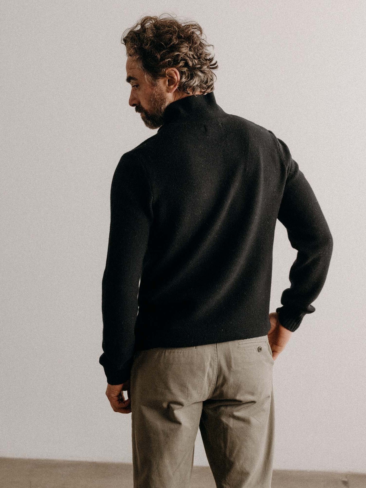 Midnight Merino - The Newton Sweater Polo