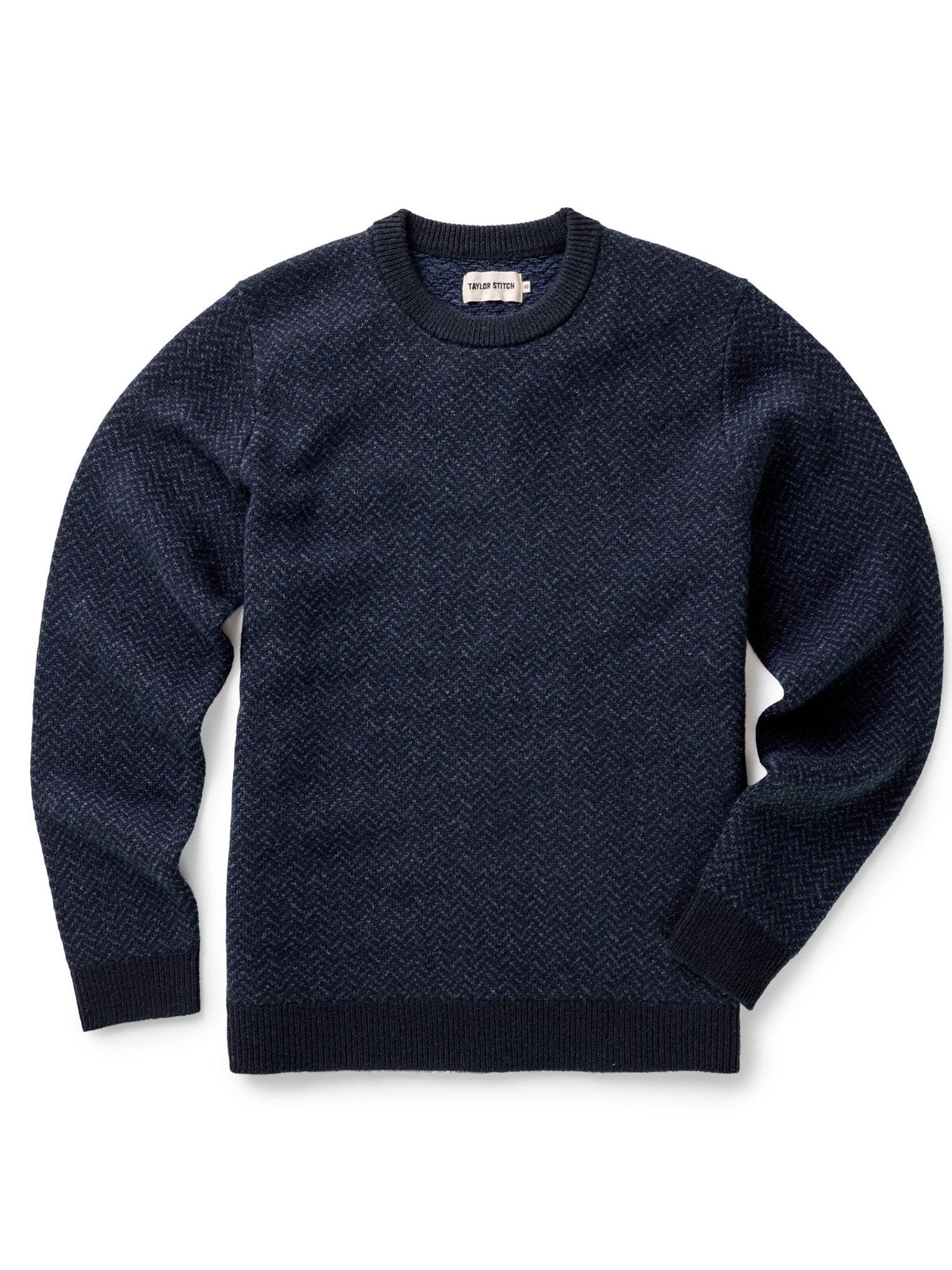 Heather Marine Herringbone - The Eddy Crew