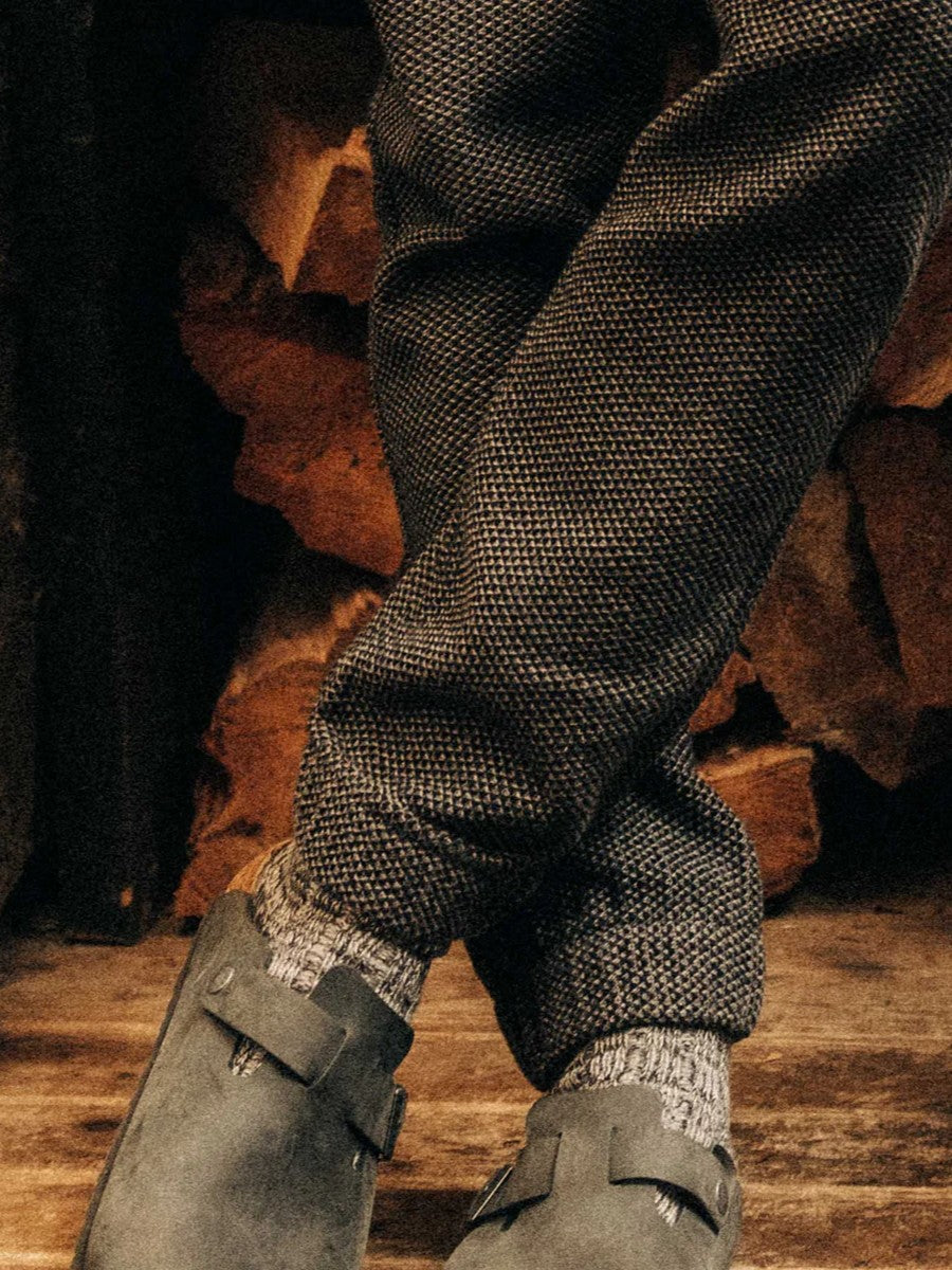 Charcoal Sashiko-Apres Pant