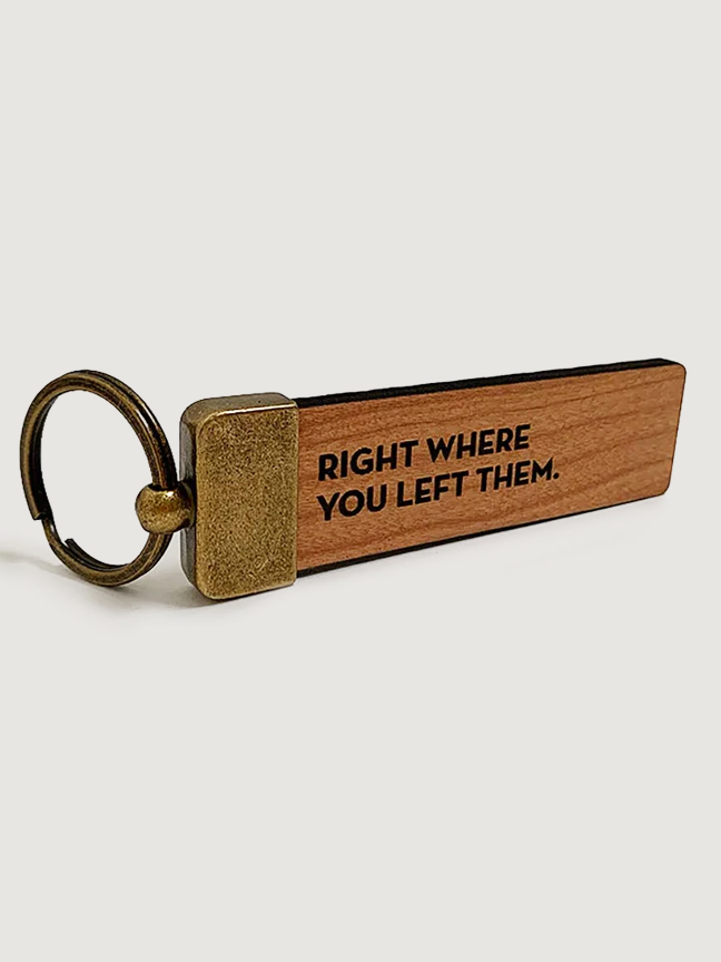 Left Them Key Chain