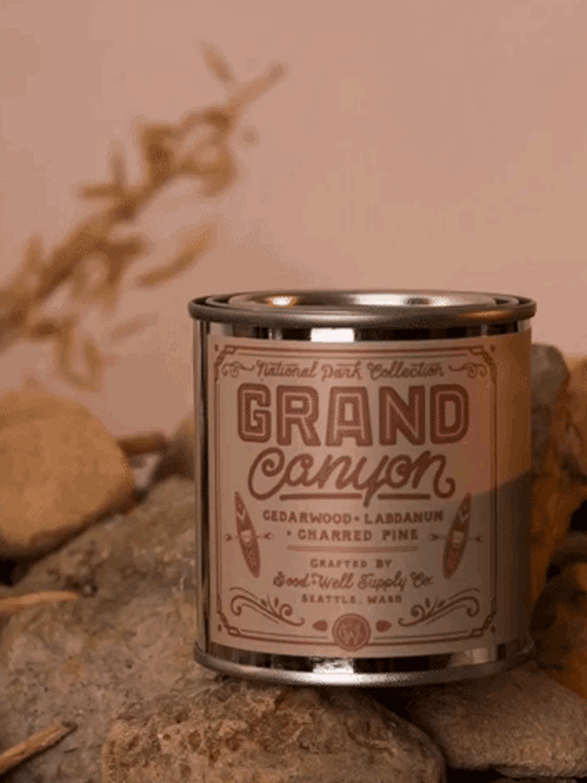 Grand Canyon 1/2 Pint National Park Candle