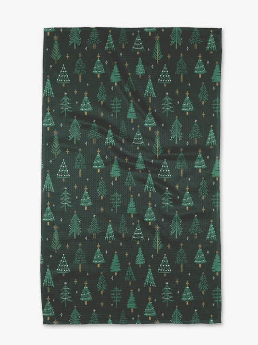 Geometry Holiday Towel - Pine X-Mas