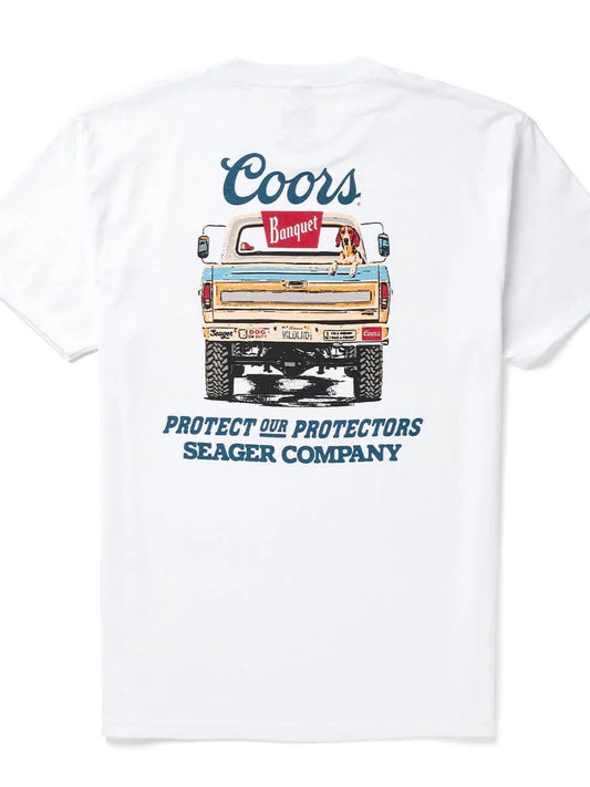 White - Seager x Coors Banquet Bumper Tee