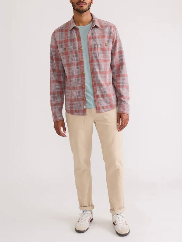 Marsala Plaid - Pacifica Stretch Twill Shirt