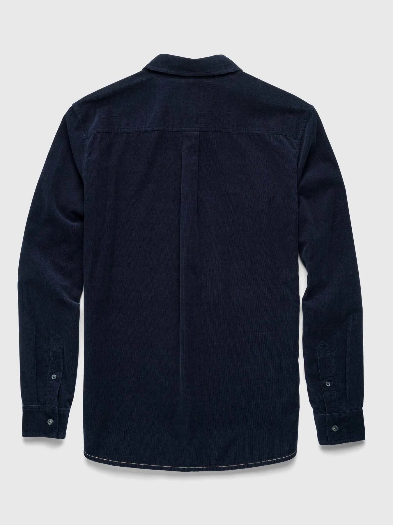 Navy Blazer- Brian L/S Baby Cord 1 Pocket Shirt