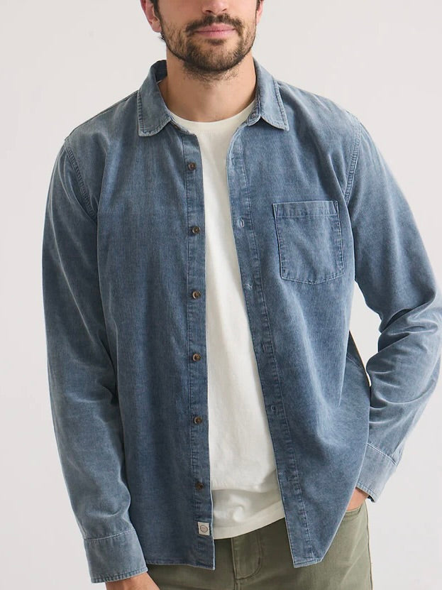 Indigo - Lightweight Corduroy Shirt