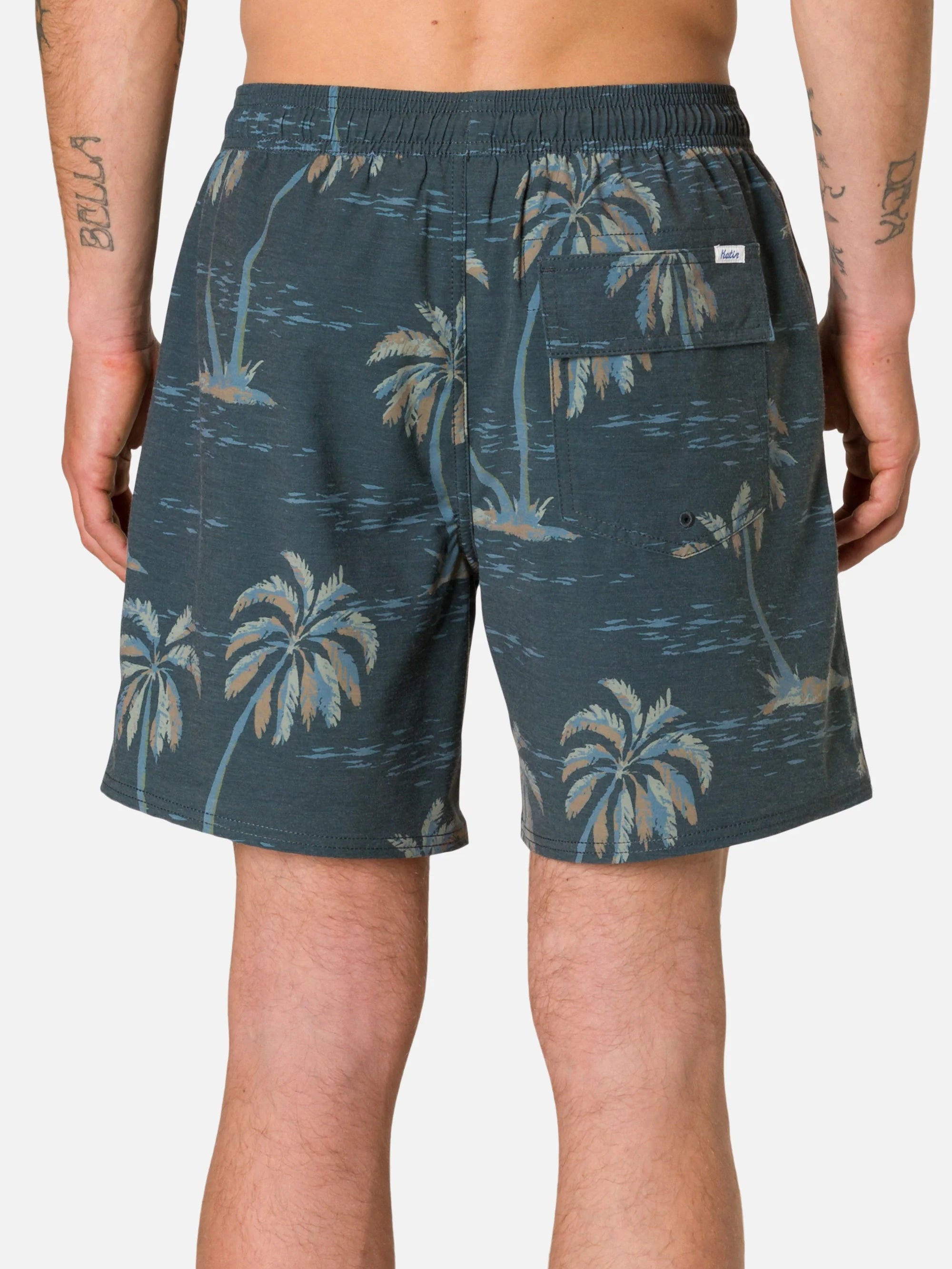 Black Wash - Vincent Volley Shorts