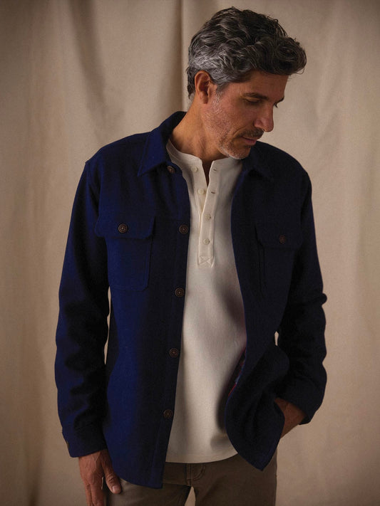 Navy Plaid - Brightside Workwear Jacket