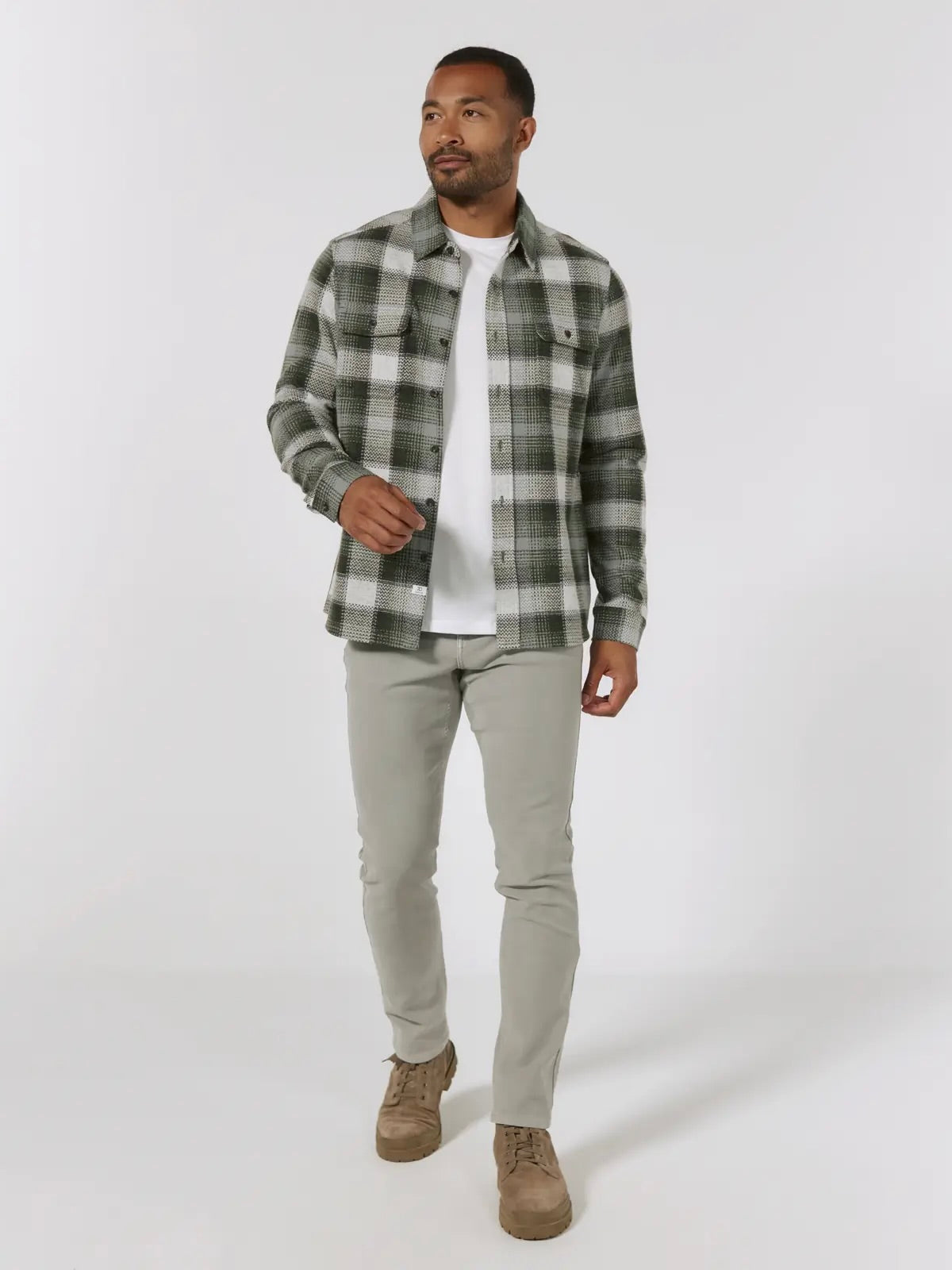 Olive/Cream Plaid - Generation L/S