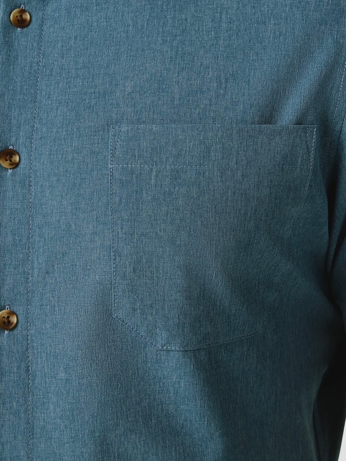 Dusty Blue Heather - Leeward SS Dress Shirt