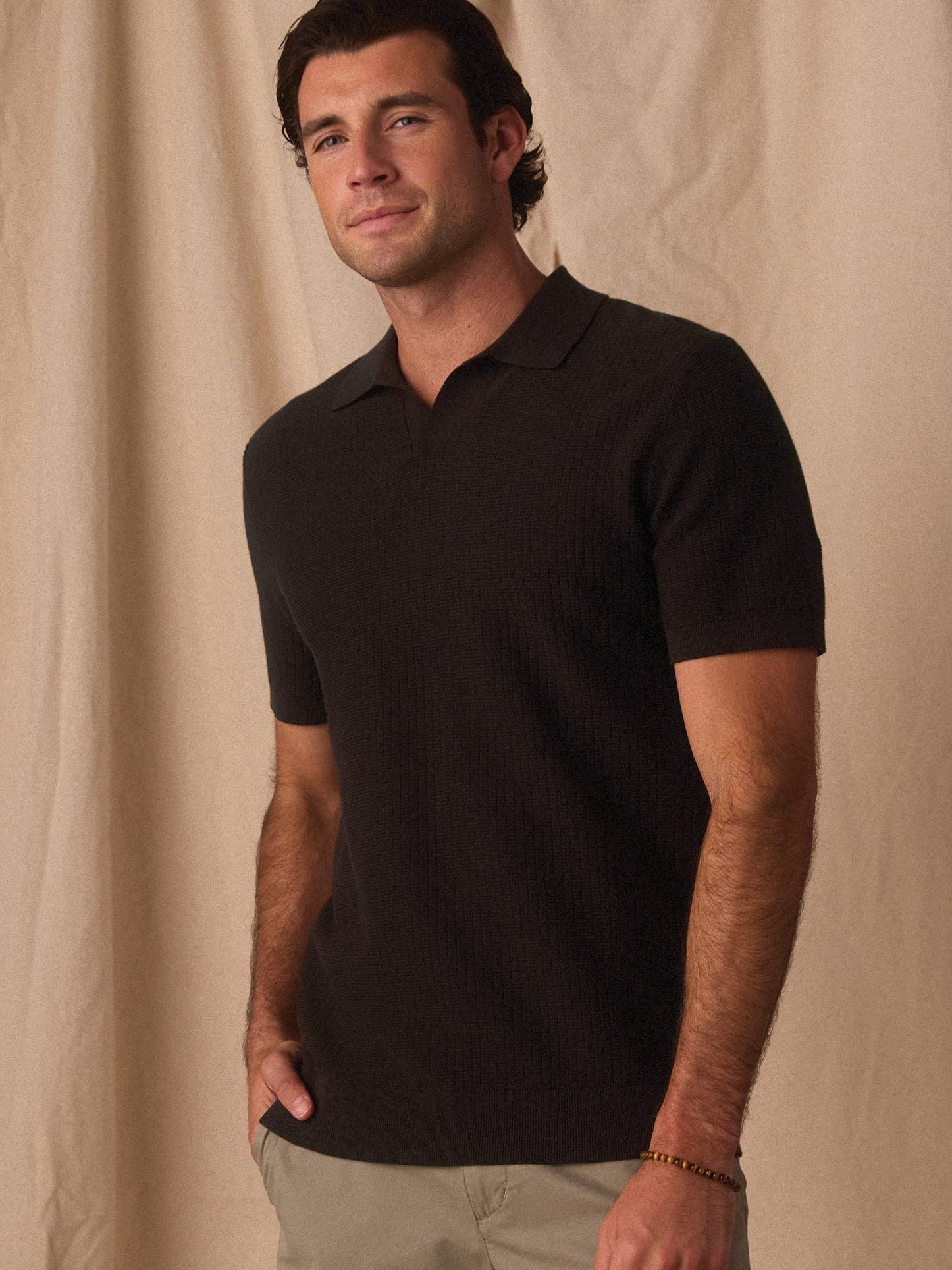 Dark Brown - Breezeknit Polo
