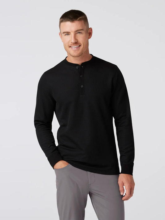 Black Solid - Henderson LS Henley