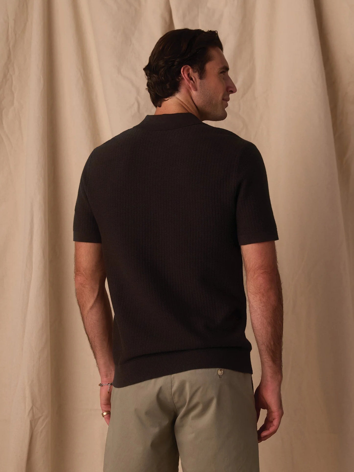 Dark Brown - Breezeknit Polo