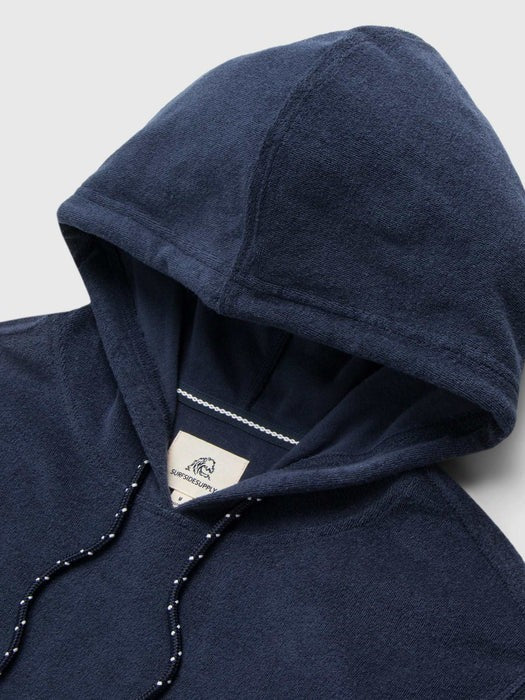 Navy Blazer - Dave LS Terry Hooded Pullover