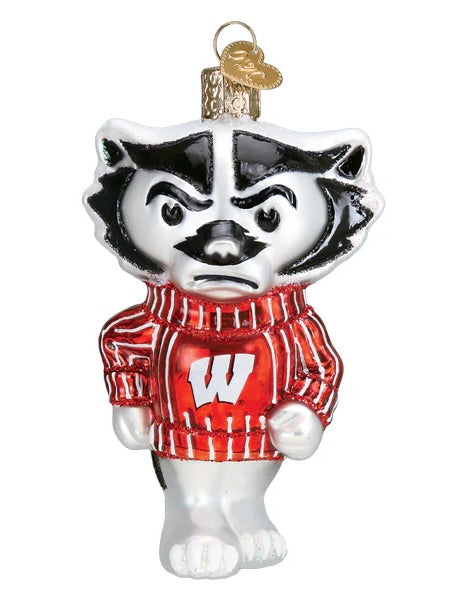 Wisconsin Bucky Ornament