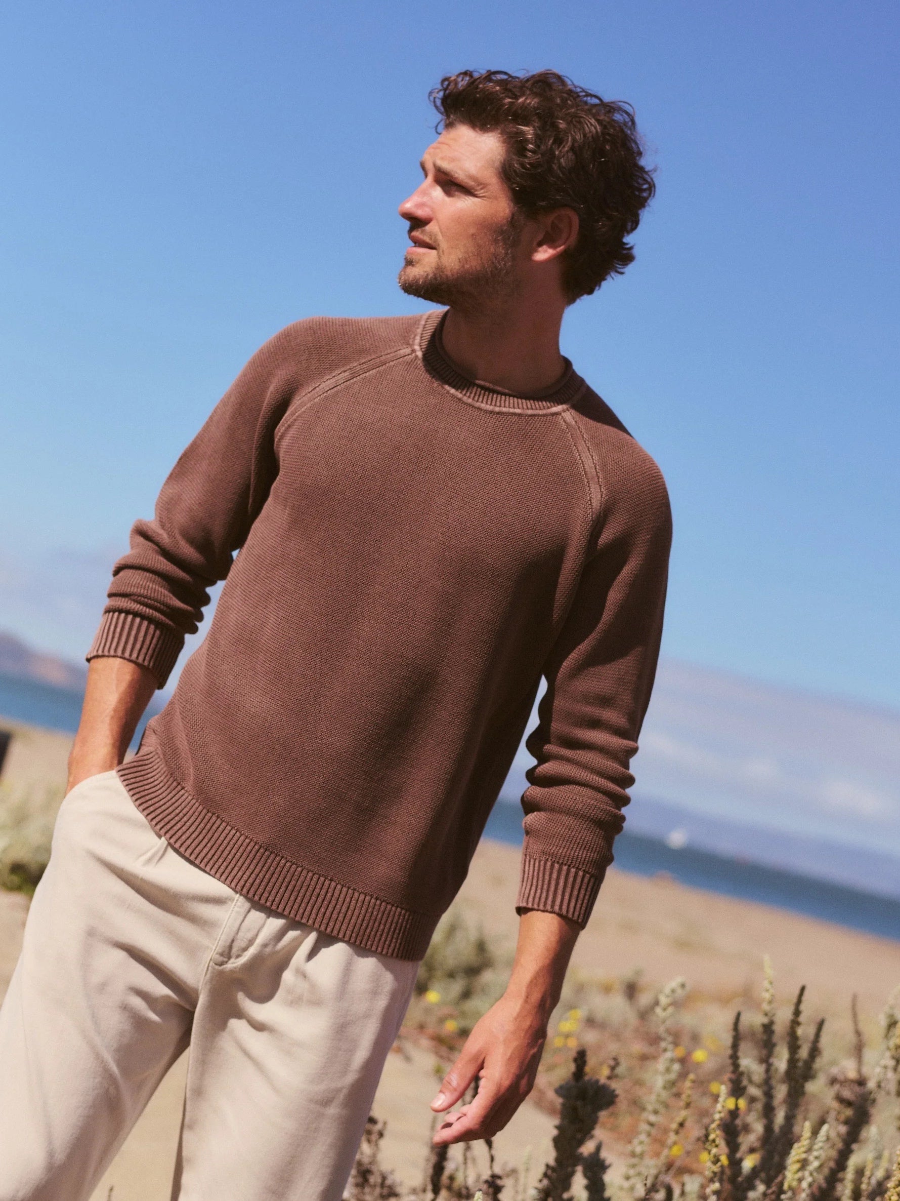 Java - Garment Dye Roll Neck Sweater