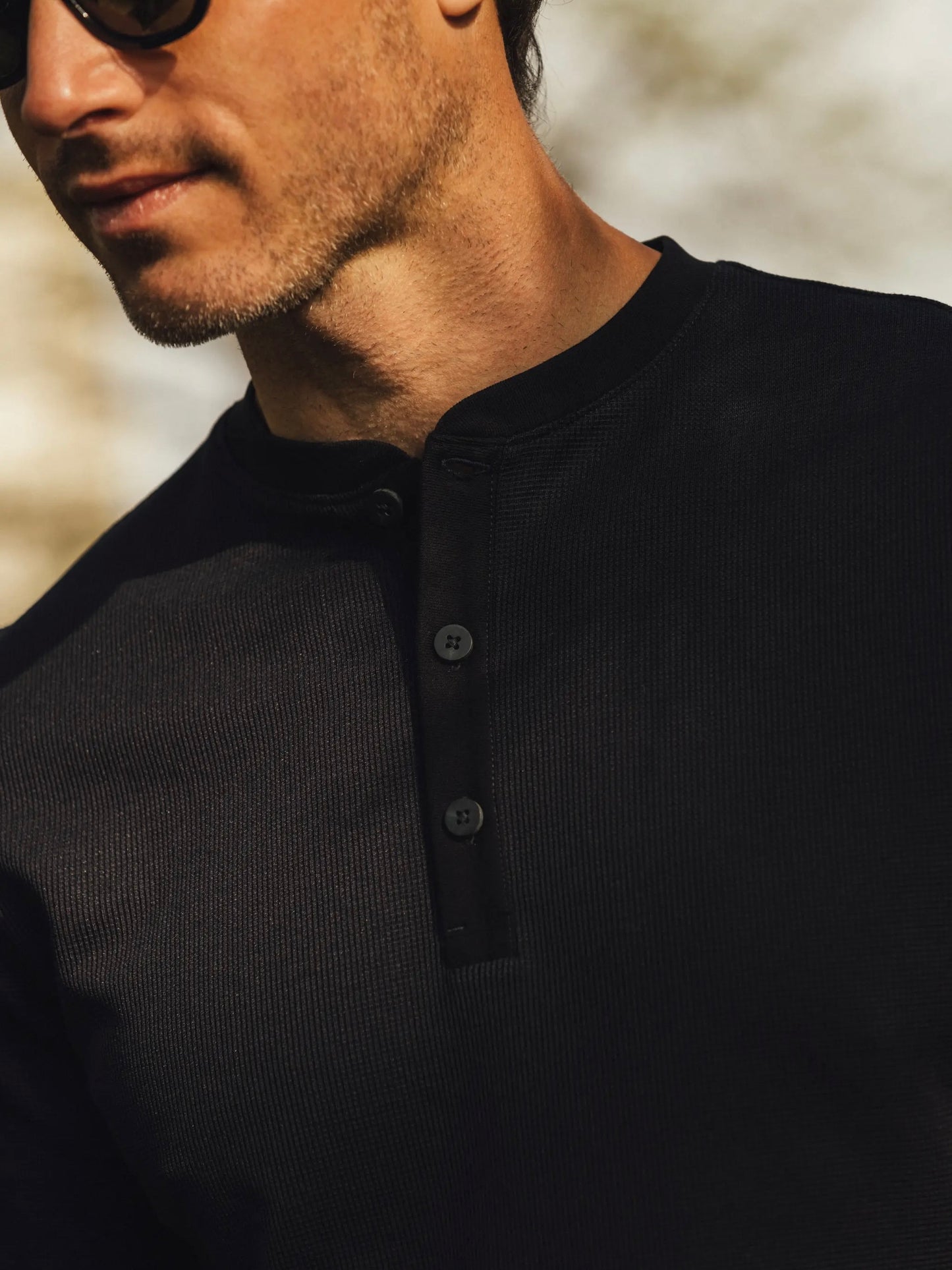 Black Solid - Henderson LS Henley