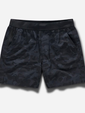 Interval Short - Black Camo Liner (7")