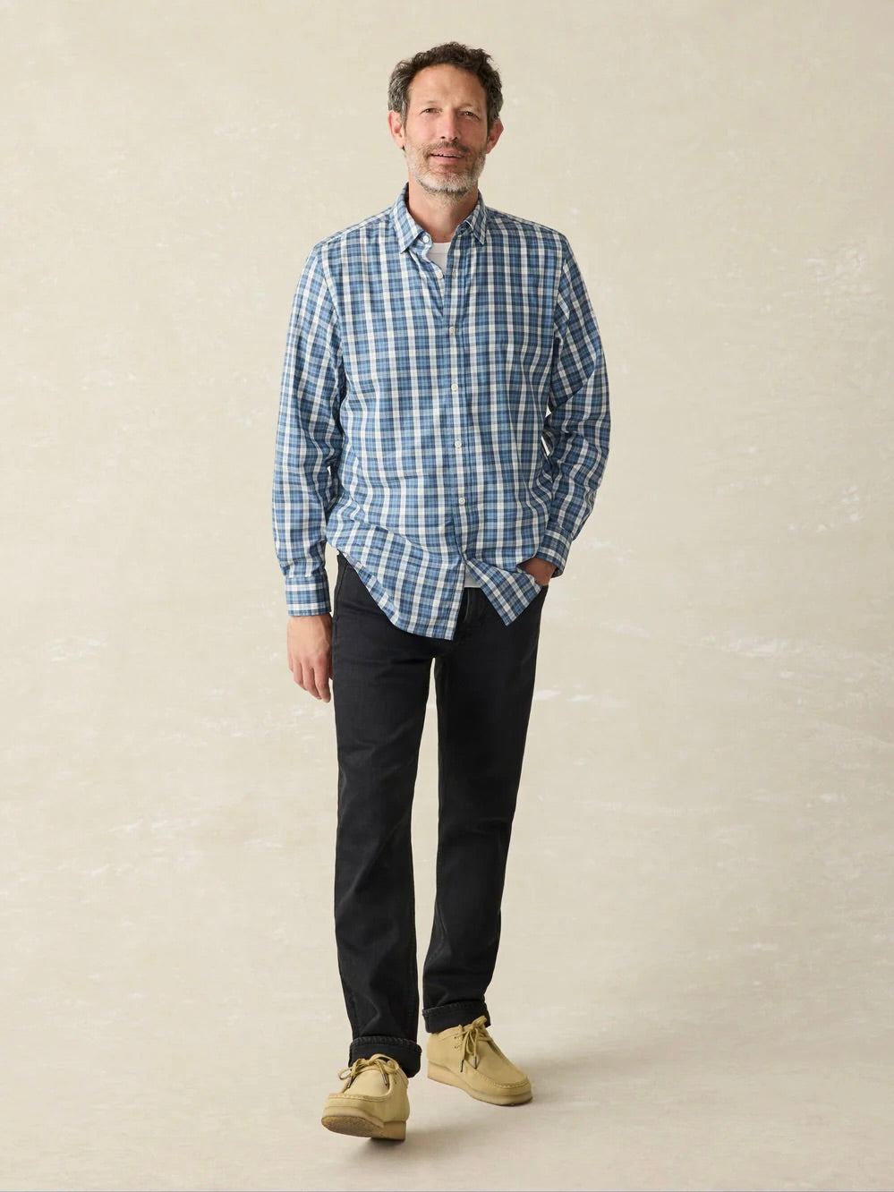 Seaside Blue Plaid - The Movement Shirt