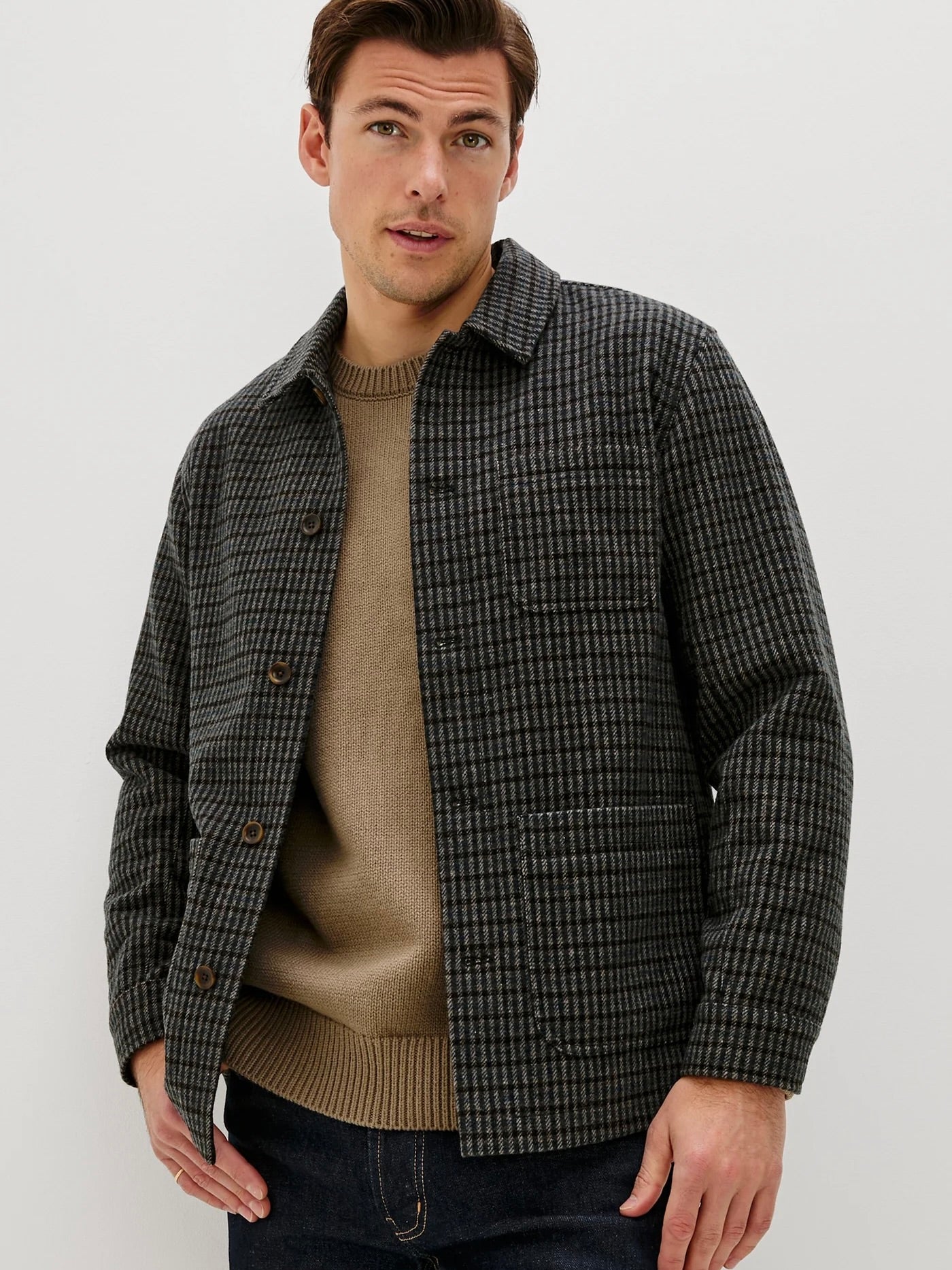 Grey Check Plaid - Pascal Jacket