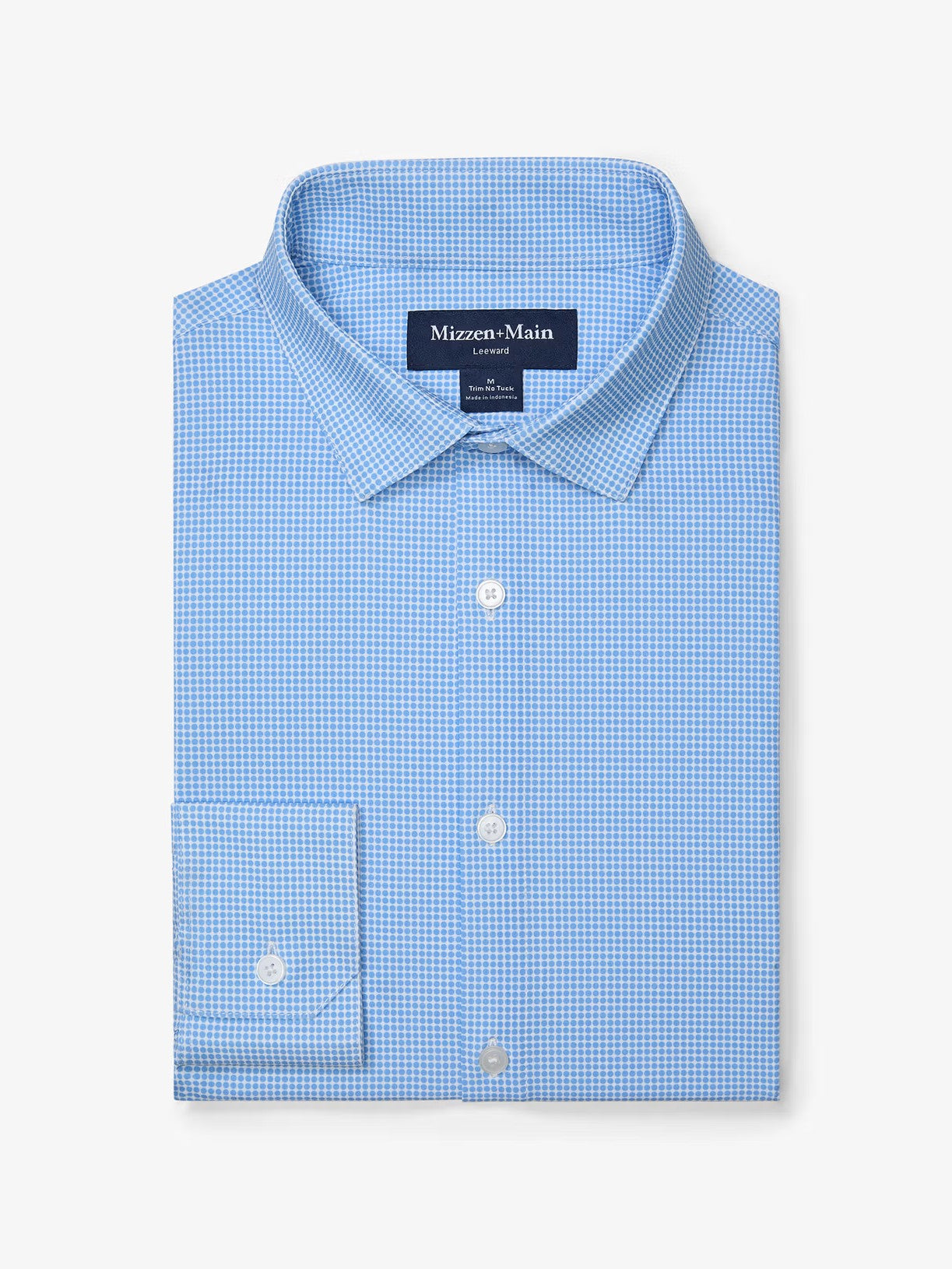 Provence Circle Print - Leeward No Tuck LS Dress Shirt