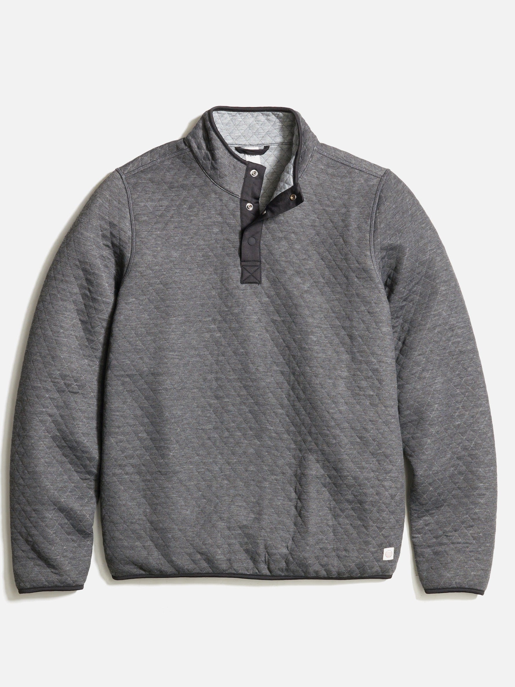 Charcoal/Mid Heather Grey - Corbet Reversible Pullover