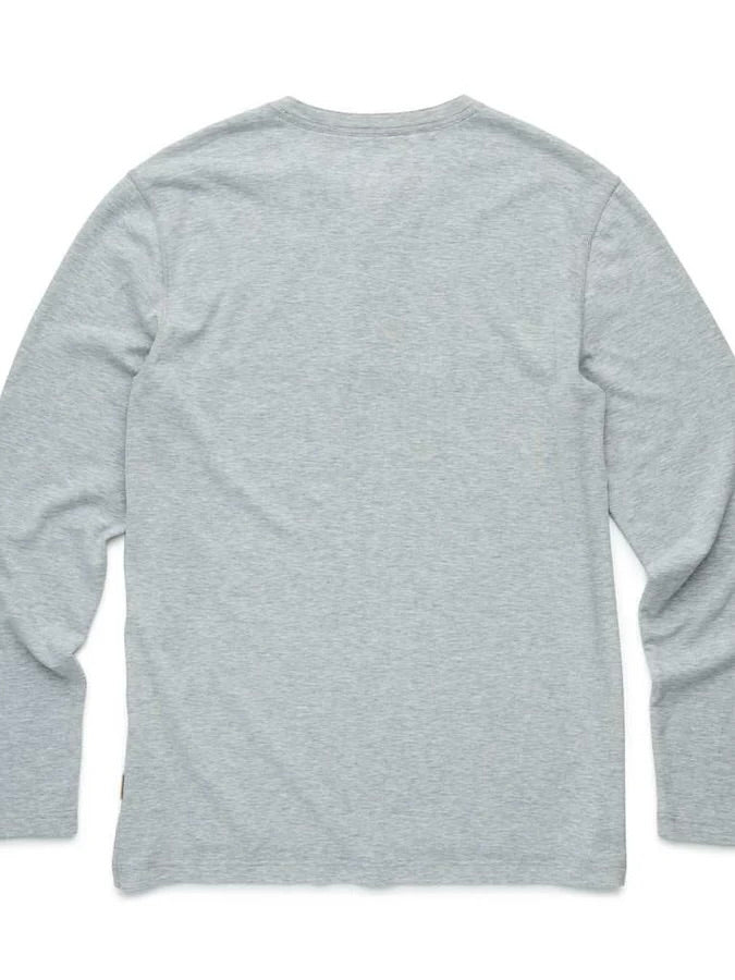 Heather Grey - Sean L/S Ultra Soft Classic Henley