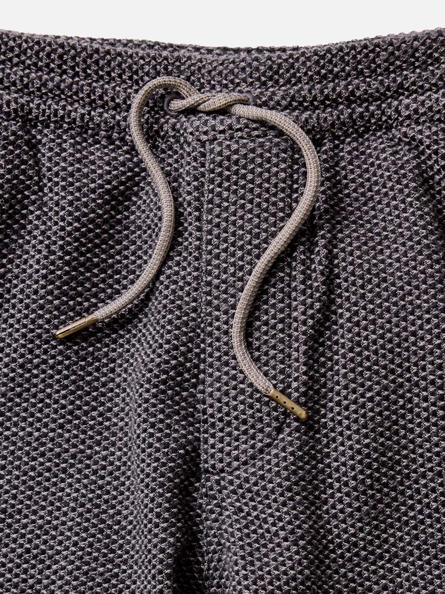 Charcoal Sashiko - The Apres Pant