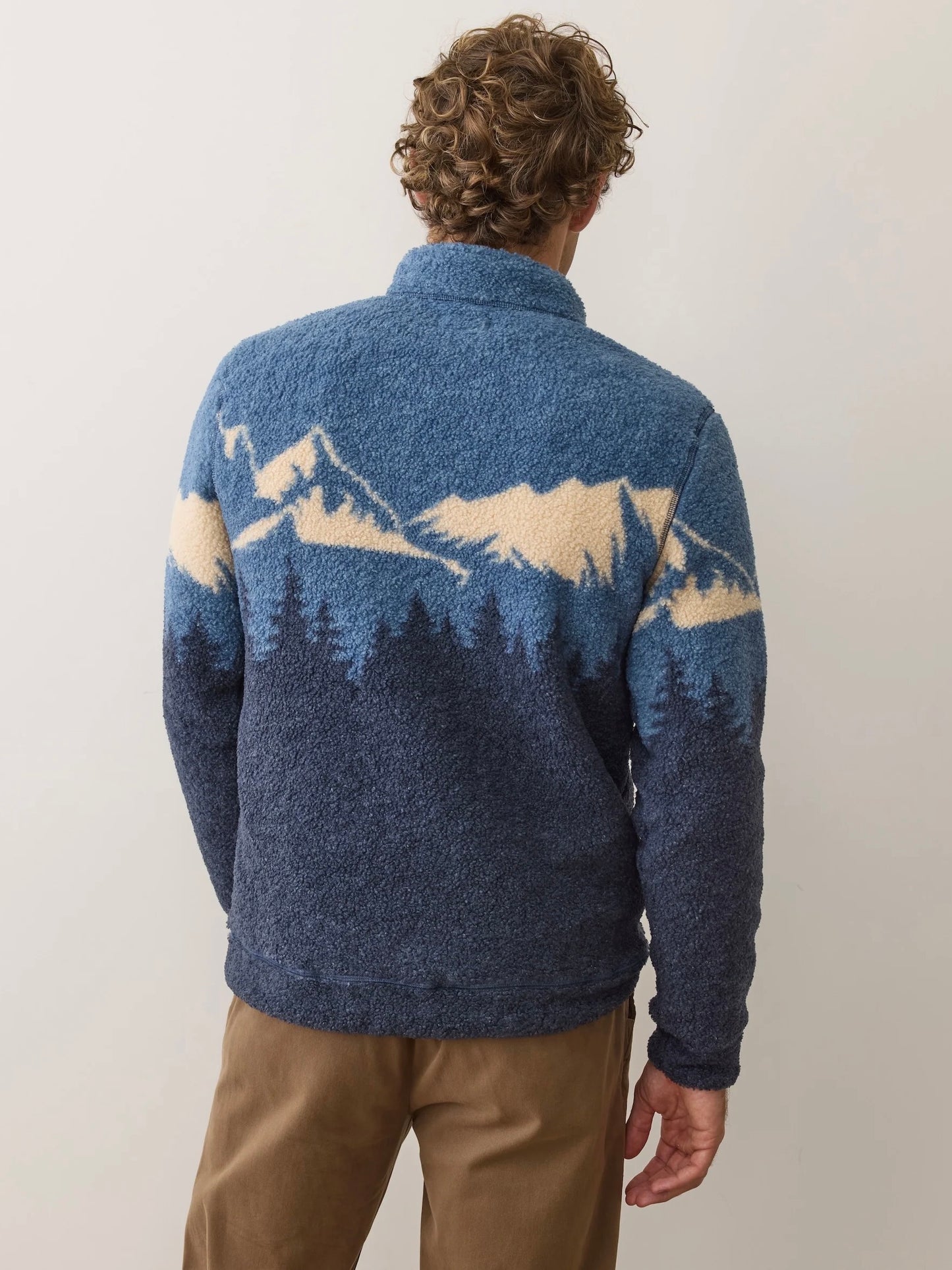 Blue Mountain Scene - Sierra Sherpa Pullover