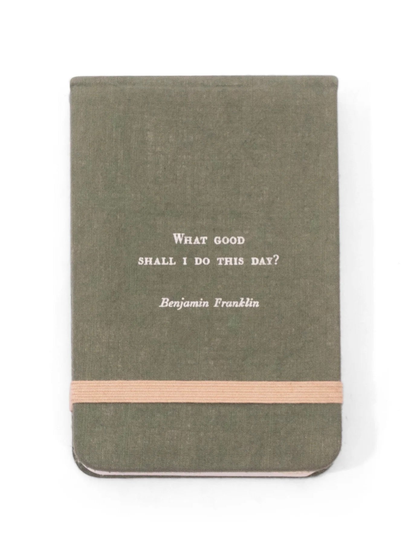 Benjamin Franklin Fabric Notebook
