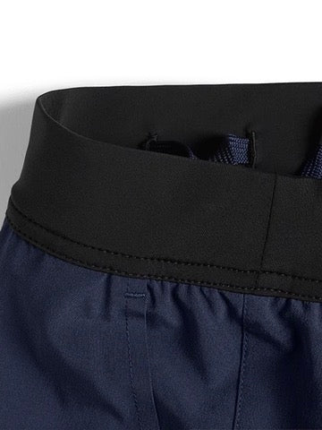 Interval Short - Navy No Liner (7")